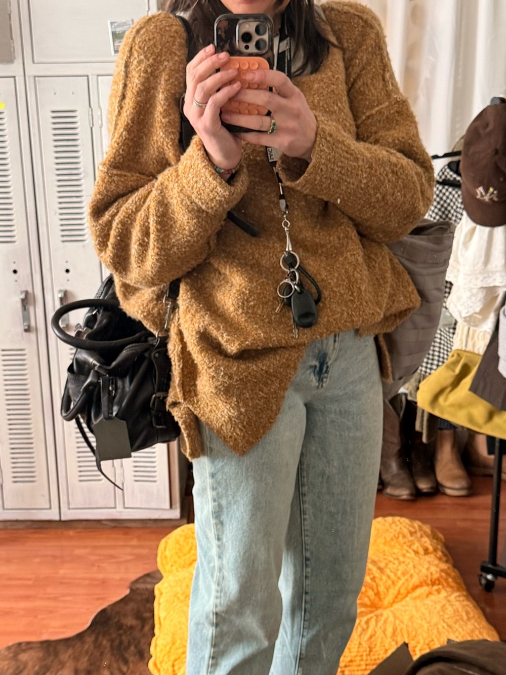 Free People Off-the-Shoulder Cozy Sweater - Picture 1 of 2